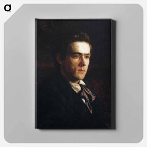 アートパネル-Portrait of Samuel Murray - トーマス エイキンズ Canvas.