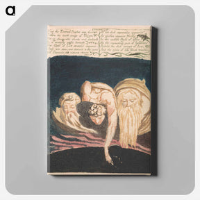 アートパネル-The First Book of Urizen, Plate 13 - ウィリアム ブレイク Canvas.