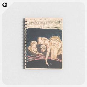 アートメモ帳-The First Book of Urizen, Plate 13 - ウィリアム ブレイク Memo.