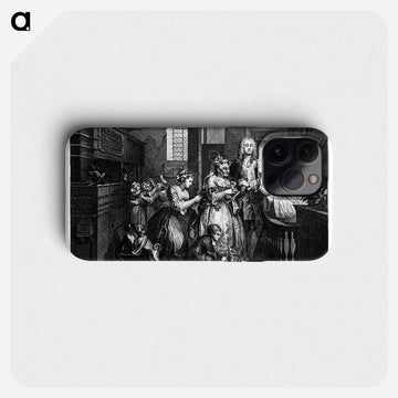 Married to an Old Maid - ウィリアム ホガース Phone Case.