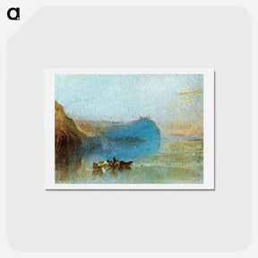 アートポストカード-Scene on the Loire - ウィリアム ターナー Postcard.