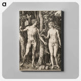 Adam and Eve - アルブレヒト デューラー Canvas.