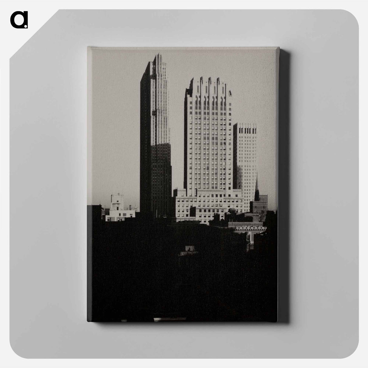 New York from the Shelton - アルフレッド スティーグリッツ Canvas.