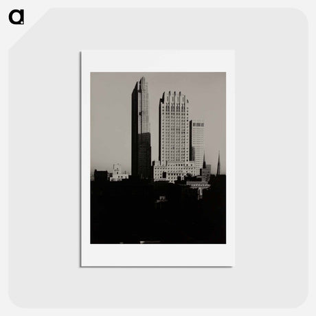 アートポストカード-New York from the Shelton - アルフレッド スティーグリッツ Postcard.