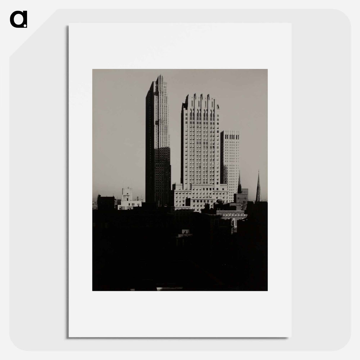 New York from the Shelton - アルフレッド スティーグリッツ Poster.
