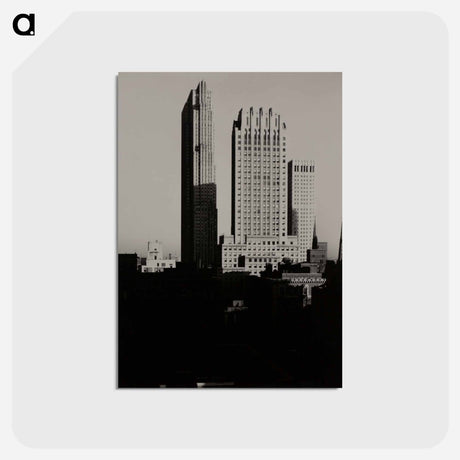 アートポストカード-New York from the Shelton - アルフレッド スティーグリッツ Postcard.