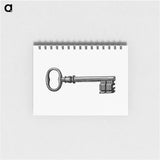 アートメモ帳-Key Engraving
 - 大英図書館 Memo.