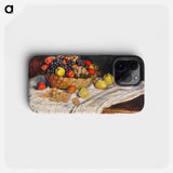 Apples and Grapes - Claude Monet Phone Case.