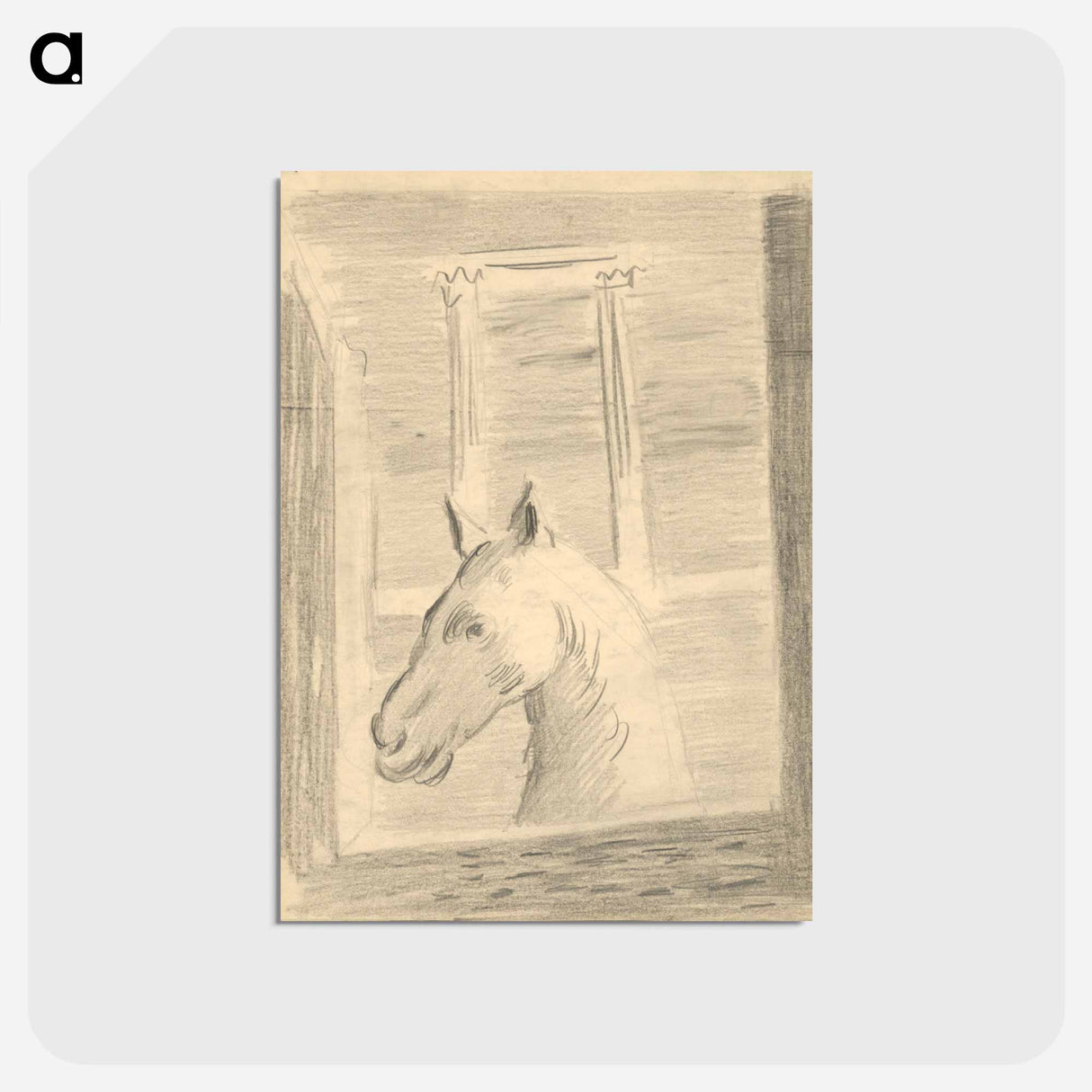 アートポストカード-Horse's Head
 - シプリアン マジェルニク Postcard.