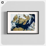 アートポスター-Northwest Passage Ice Conditions
 - 上空からの地球 Poster.
