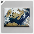 アートパネル-Northwest Passage Ice Conditions
 - 上空からの地球 Canvas.