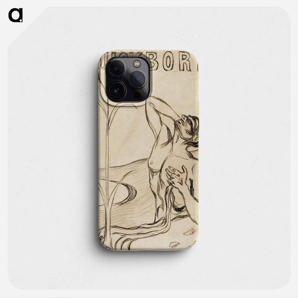 The Flower of Pain - Edvard Munch Phone Case.