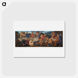 アートポストカード-The Feast of Peleus - エドワード バーン ジョーンズ Postcard.
