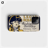 Legal holiday, Washington's birthday - Edward Penfield Phone Case.