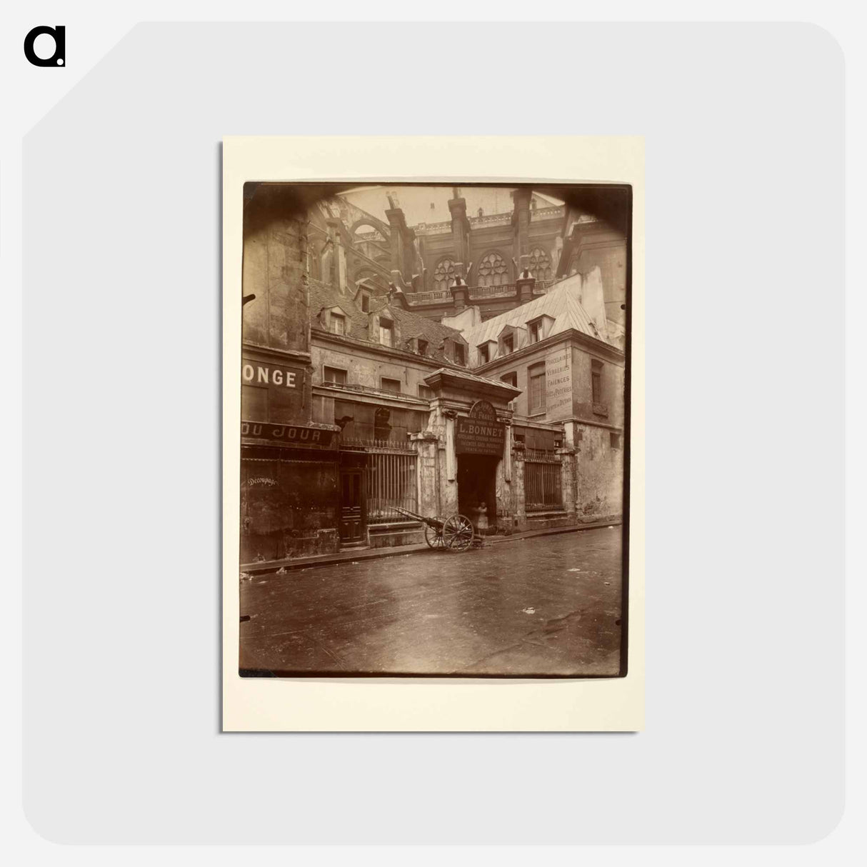 アートポストカード-Rue du Jour
 - ウジェーヌ アジェ Postcard.