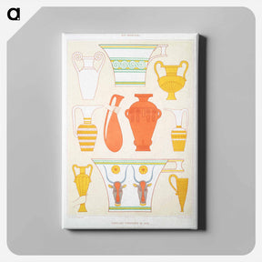 アートパネル-Vases of Kafa
 - エジプト美術史 Canvas.