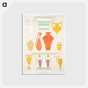 アートポストカード-Vases of Kafa
 - エジプト美術史 Postcard.