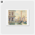 アートポストカード-The Piazzetta - ジョン シンガー サージェント Postcard.