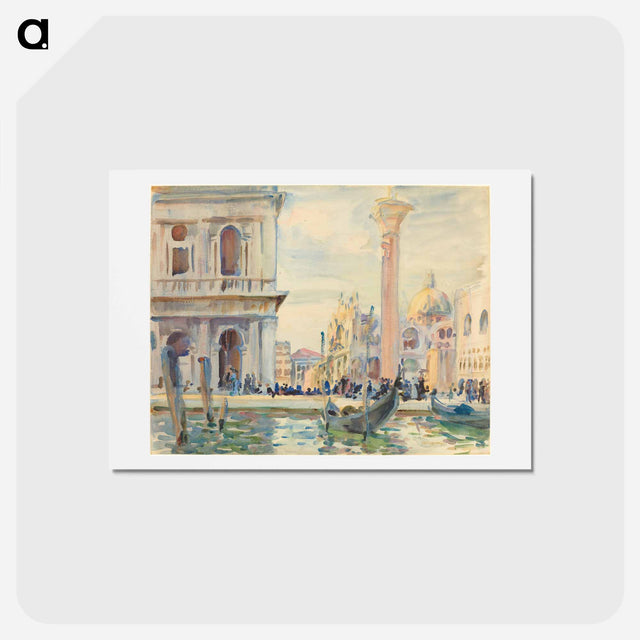 アートポストカード-The Piazzetta - ジョン シンガー サージェント Postcard.