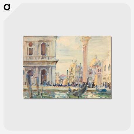 アートポストカード-The Piazzetta - ジョン シンガー サージェント Postcard.