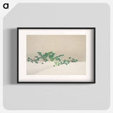 Green plants from Momoyogusa–Flowers of a Hundred Generations - 神坂 雪華 Poster.