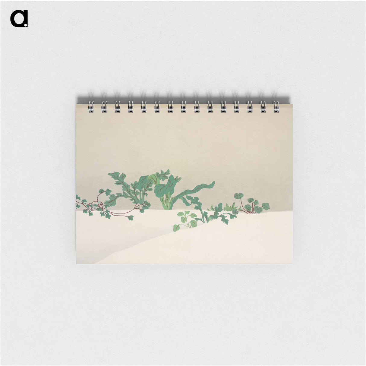 Green plants from Momoyogusa–Flowers of a Hundred Generations - 神坂 雪華 Memo.