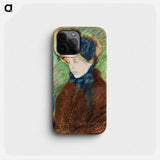 Susan in a Straw Bonnet - メアリー カサット Phone Case.