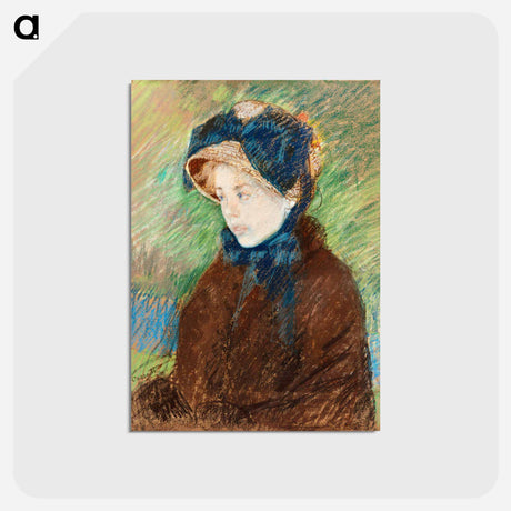 アートポストカード-Susan in a Straw Bonnet - メアリー カサット Postcard.
