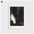 アートポストカード-Below, I Saw the Vaporous Contours of a Human Form - オディロン ルドン Postcard.