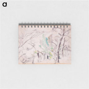 アートメモ帳-Trees (Arbres) - ポール セザンヌ Memo.