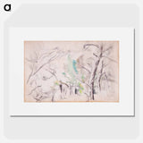 Trees (Arbres) - ポール セザンヌ Poster.