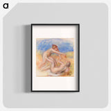 Two Nudes - Pierre-Auguste Renoir Poster.