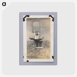 アートポストカード-Man Hanging Off Window Ledge
 - セントルイス美術館 Postcard.