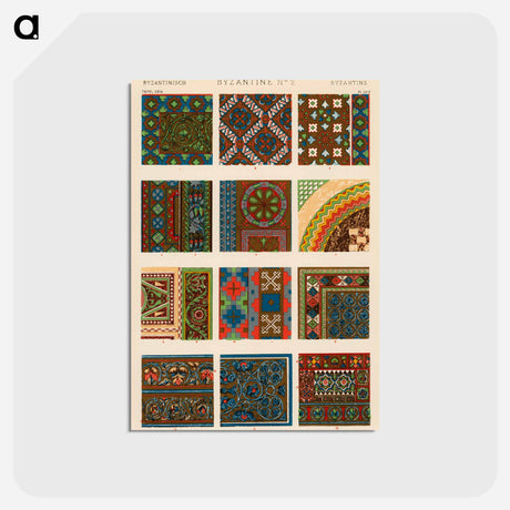 アートポストカード-Nineteenth-Century Ornament
 - 装飾の文法 Postcard.