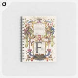 アートメモ帳-Guide for Constructing the Letter F from Mira Calligraphiae Monumenta
 - 書道のお手本 Memo.