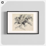 Draak en wolken - 歌川 国芳 Poster.