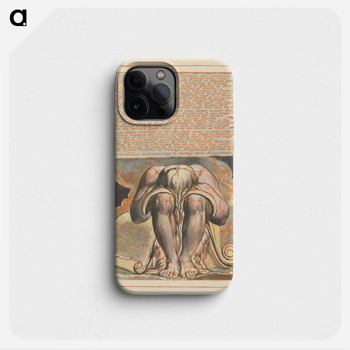 Jerusalem, Plate 41, "Bath who is Legions" - ウィリアム ブレイク Phone Case.