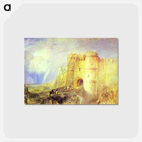 アートポストカード-Carisbrook Castle, Isle of Wight - ウィリアム ターナー Postcard.