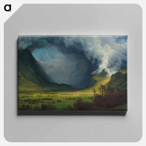 アートパネル-Storm in the Mountains - アルバート ビアスタット Canvas.