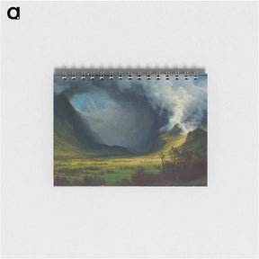 アートメモ帳-Storm in the Mountains - アルバート ビアスタット Memo.