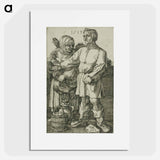 アートポスター-The Peasant and His Wife at Market - アルブレヒト デューラー Poster.
