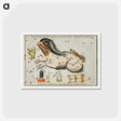 アートポストカード-Psalterium Georgii - アンティーク地図 Postcard.