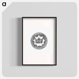 アートポスター-Crowned Stamp
 - 大英図書館 Poster.