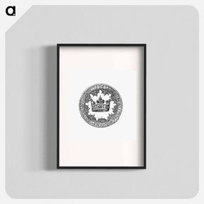 アートポスター-Crowned Stamp
 - 大英図書館 Poster.