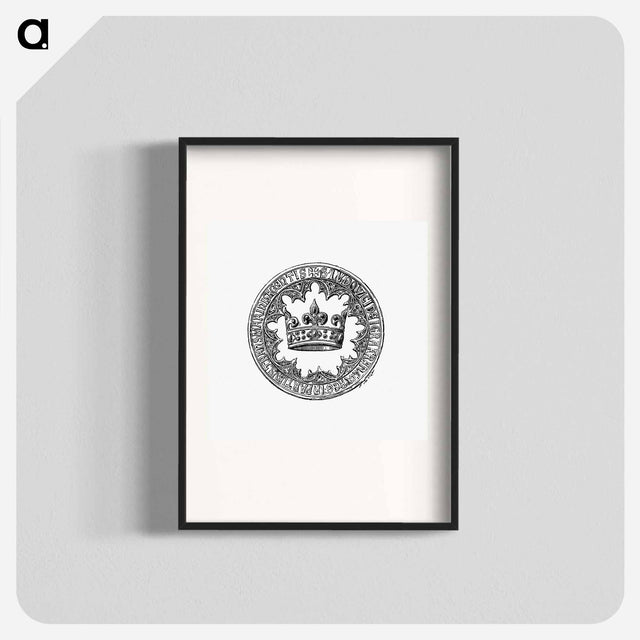 アートポスター-Crowned Stamp
 - 大英図書館 Poster.