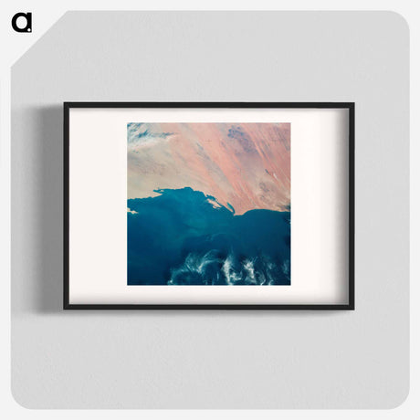 アートポスター-Atlantic Coast of Mauritania from Skylab
 - 上空からの地球 Poster.