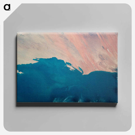 アートパネル-Atlantic Coast of Mauritania from Skylab
 - 上空からの地球 Canvas.