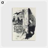 アートポストカード-The Raven - エドゥアール マネ Postcard.