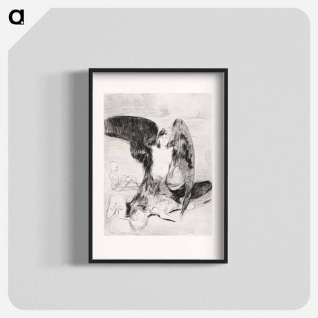 アートポスター-Harpy - エドヴァルド ムンク Poster.