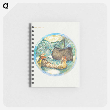 アートメモ帳-Meadow Sweet from The Flower Book - エドワード バーン ジョーンズ Memo.